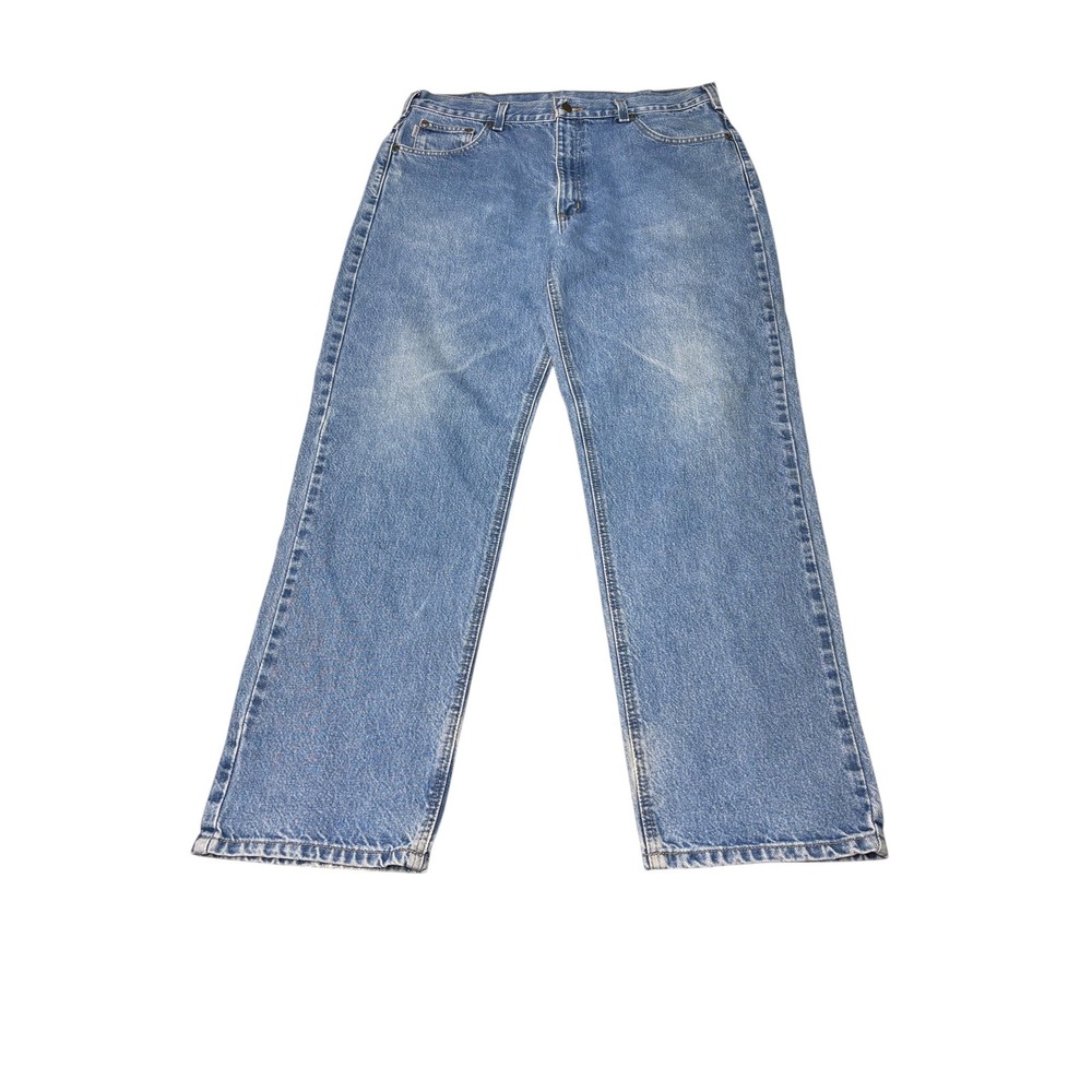 Carhartt B160 DST Relaxed Fit Blue Denim Jeans Mens 38x32 Medium Wash